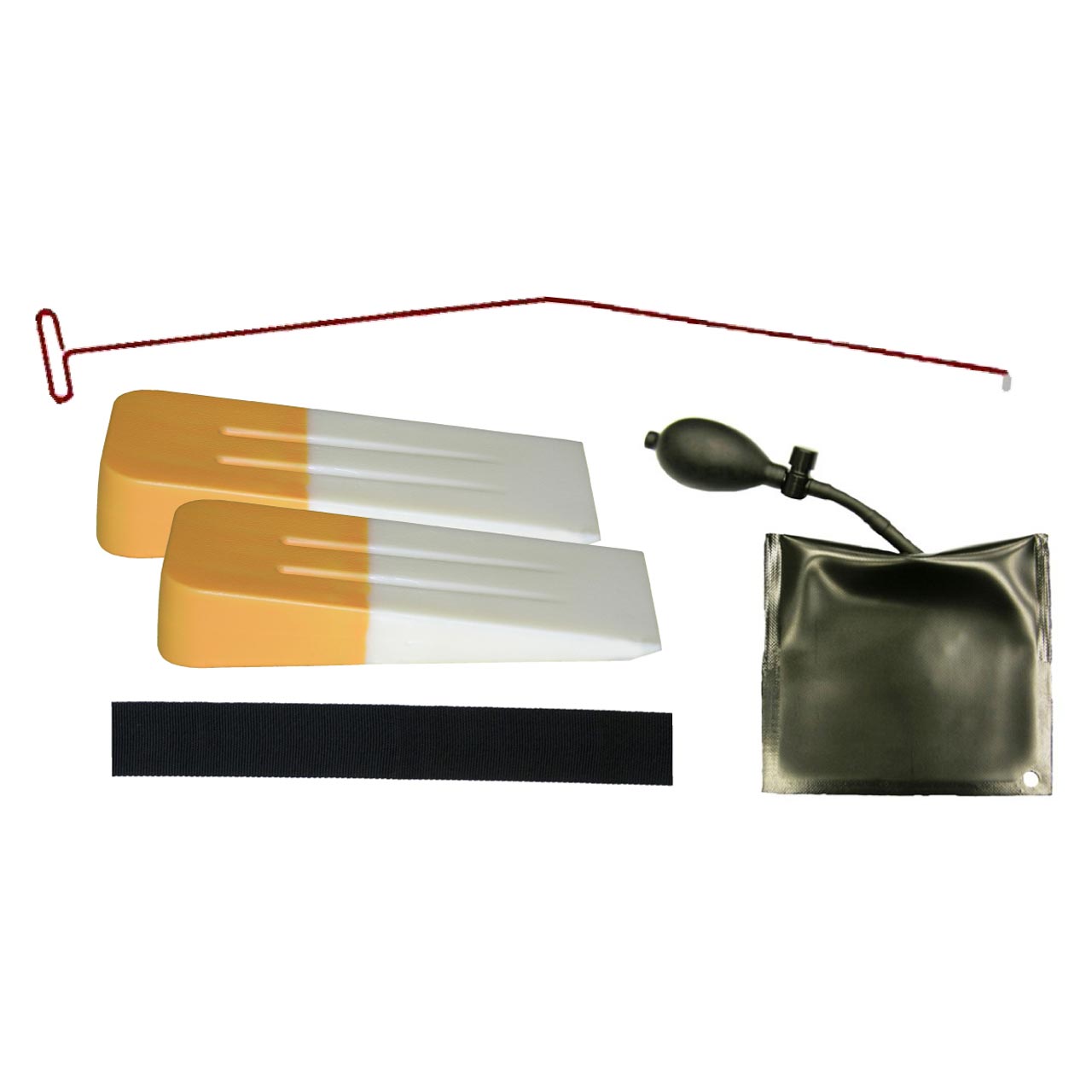 Door Access Tool Kit w/Wedges, Door Tool, & Protective Sleeve