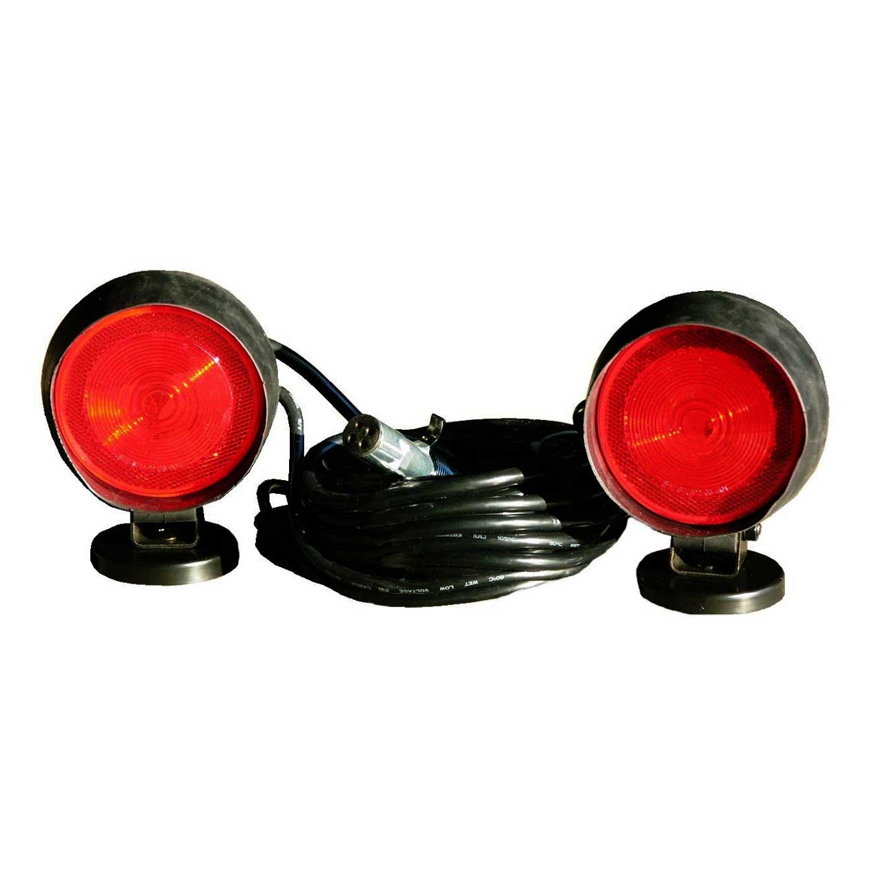 B/A Magnetic Tow Light Standard w/30-Foot Cord & 4-Way Plug