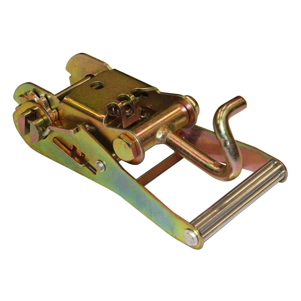 Heavy-Duty Wide Handle Ratchet w/Bent Finger Hook 2-Inch