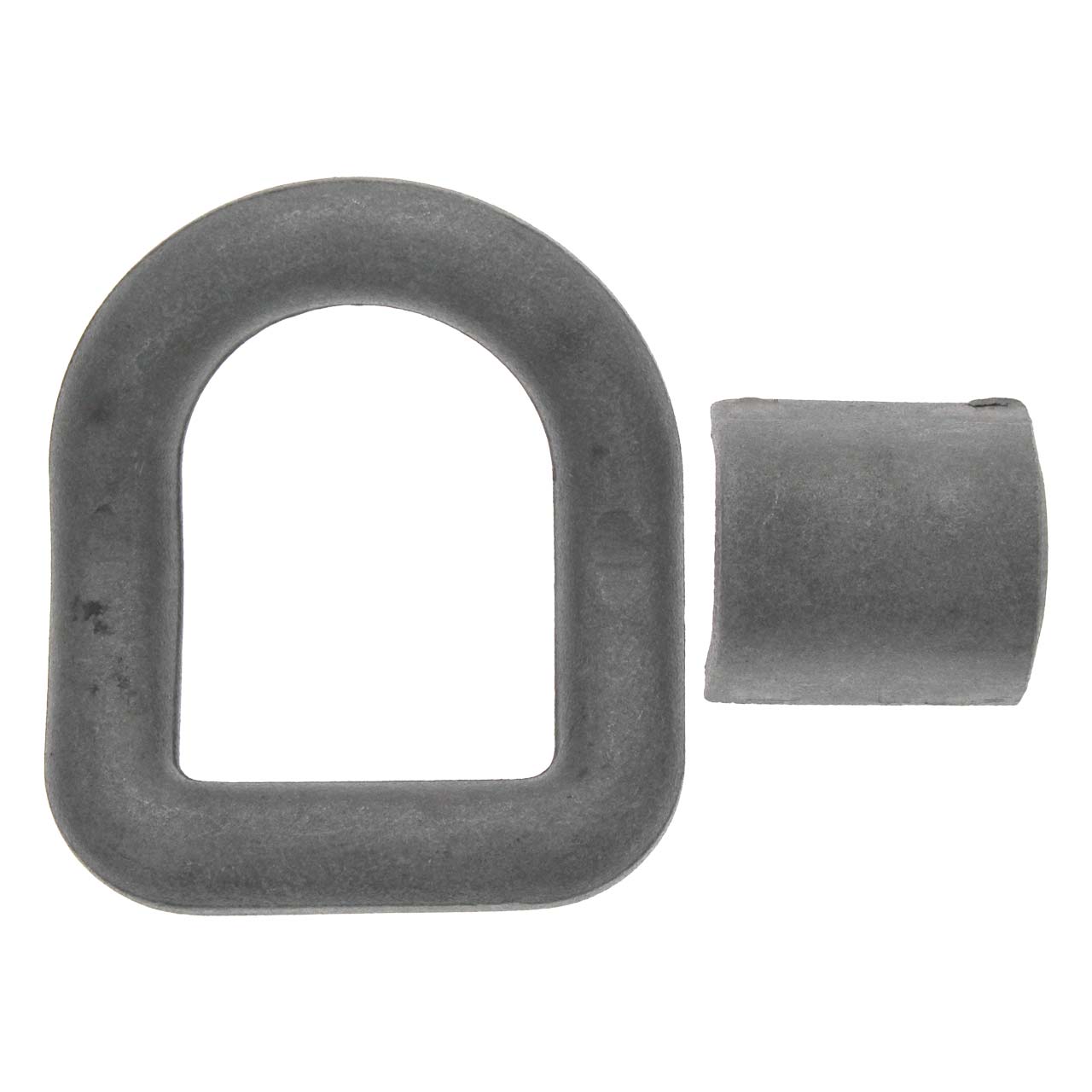 Heavy-Duty Self-Colored Forged Curved Steel D-Ring 1-Inch