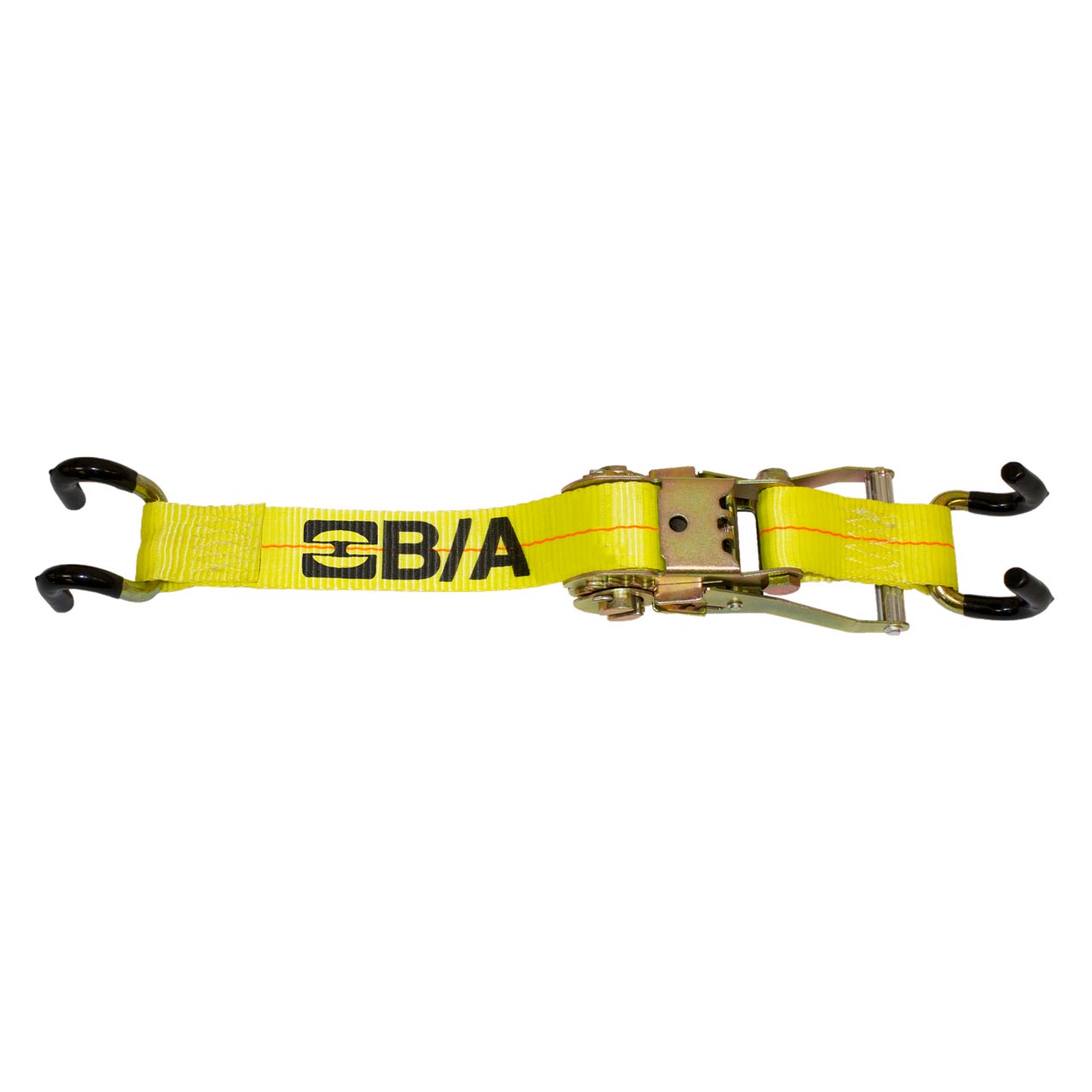 One Double J Hook Ratchet Nylon Steering Wheel Lock