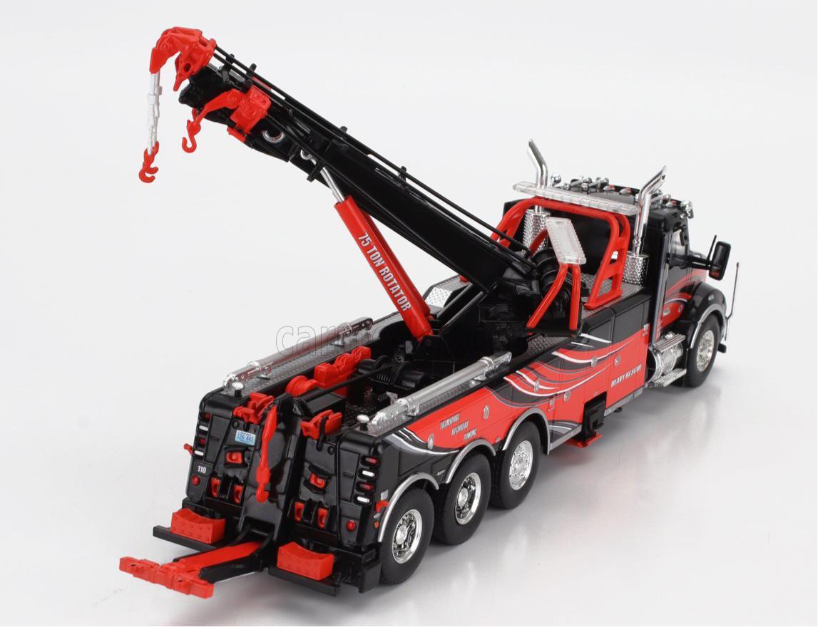 Kenworth T880 Wrecker 2018 black and red DIECAST