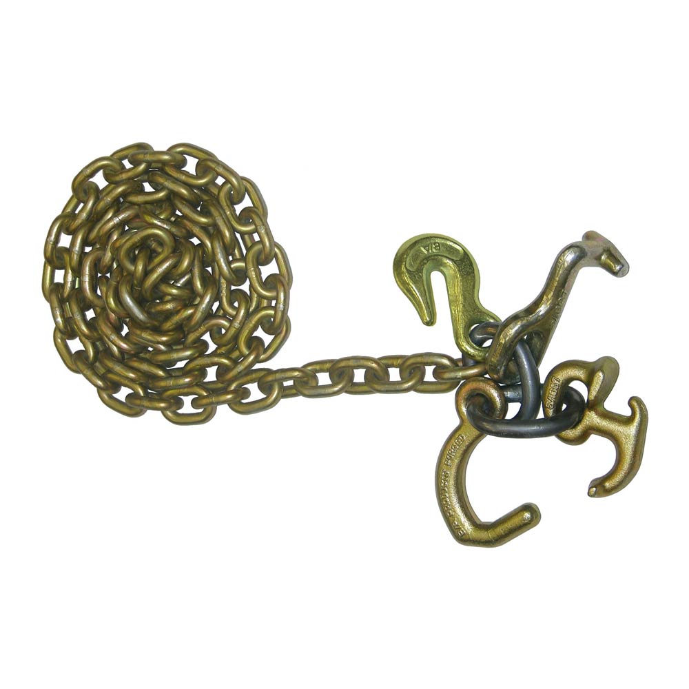 Forged Mini Datsun, Grab, R, T Hook Chain 1/4” x 6’ Info