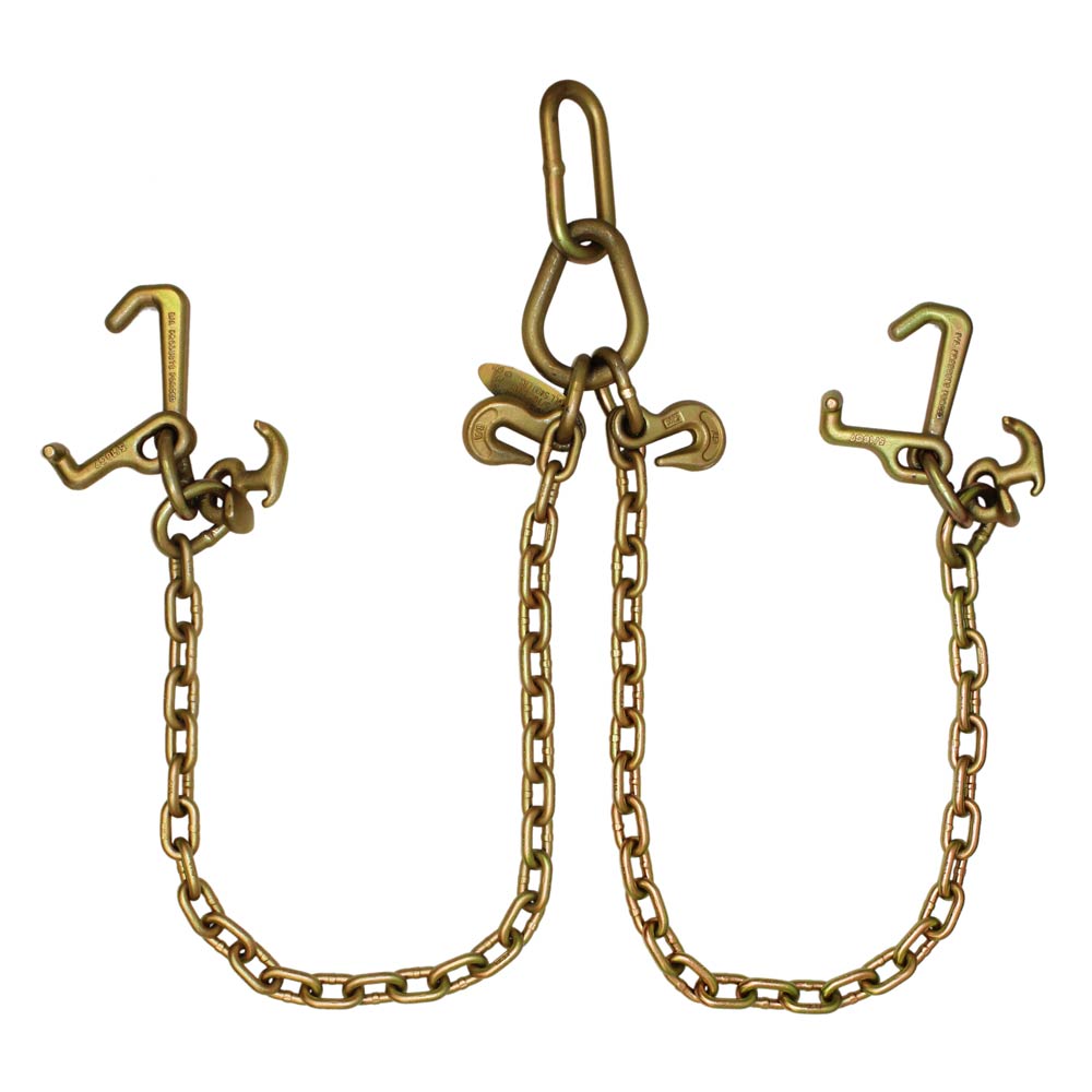 Low-Profile R, T, & Mini J Hook V-Chain 5/16-Inch by 3-Foot