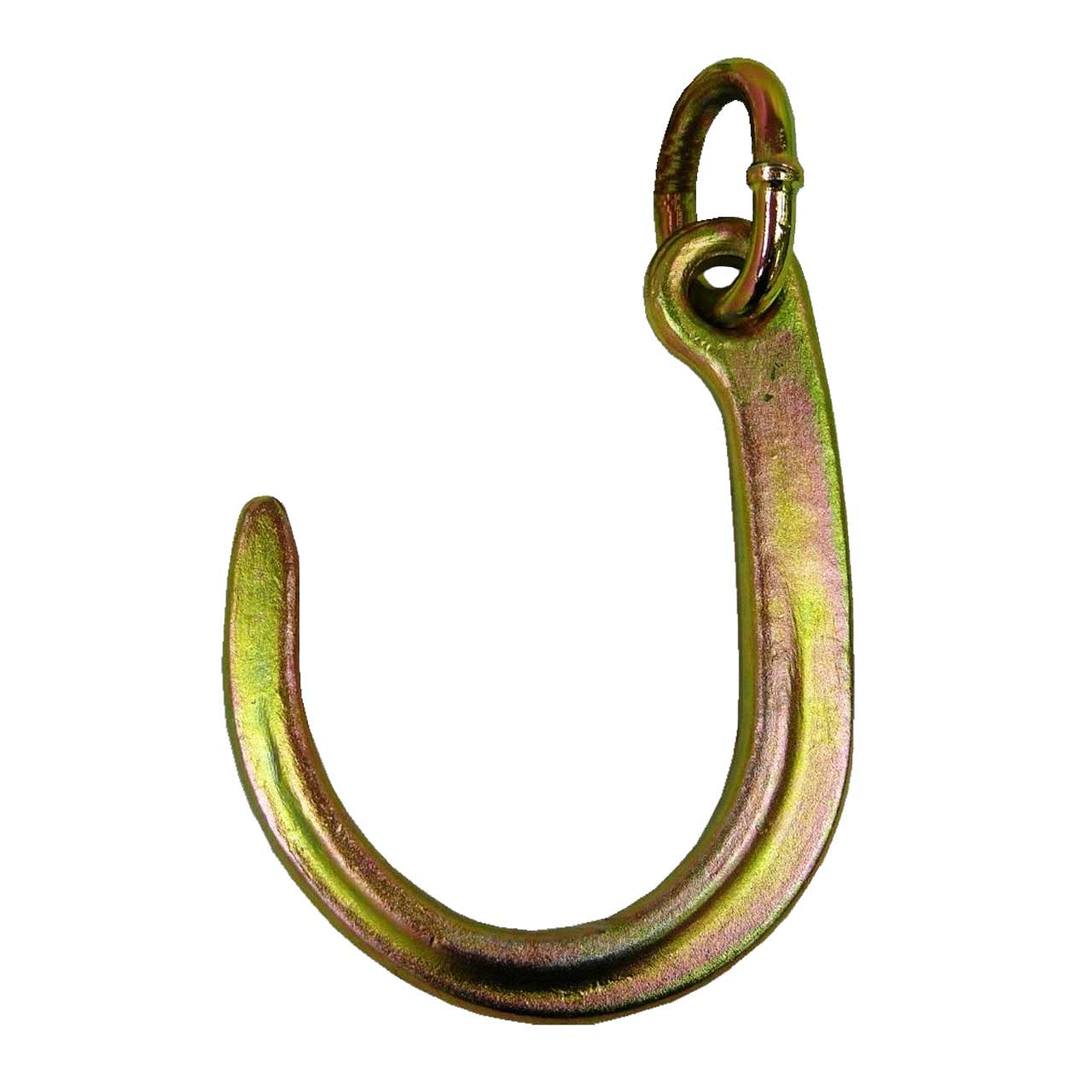 Grade 7 Steel 8-Inch Forged J Hook on Link 5/16-Inch