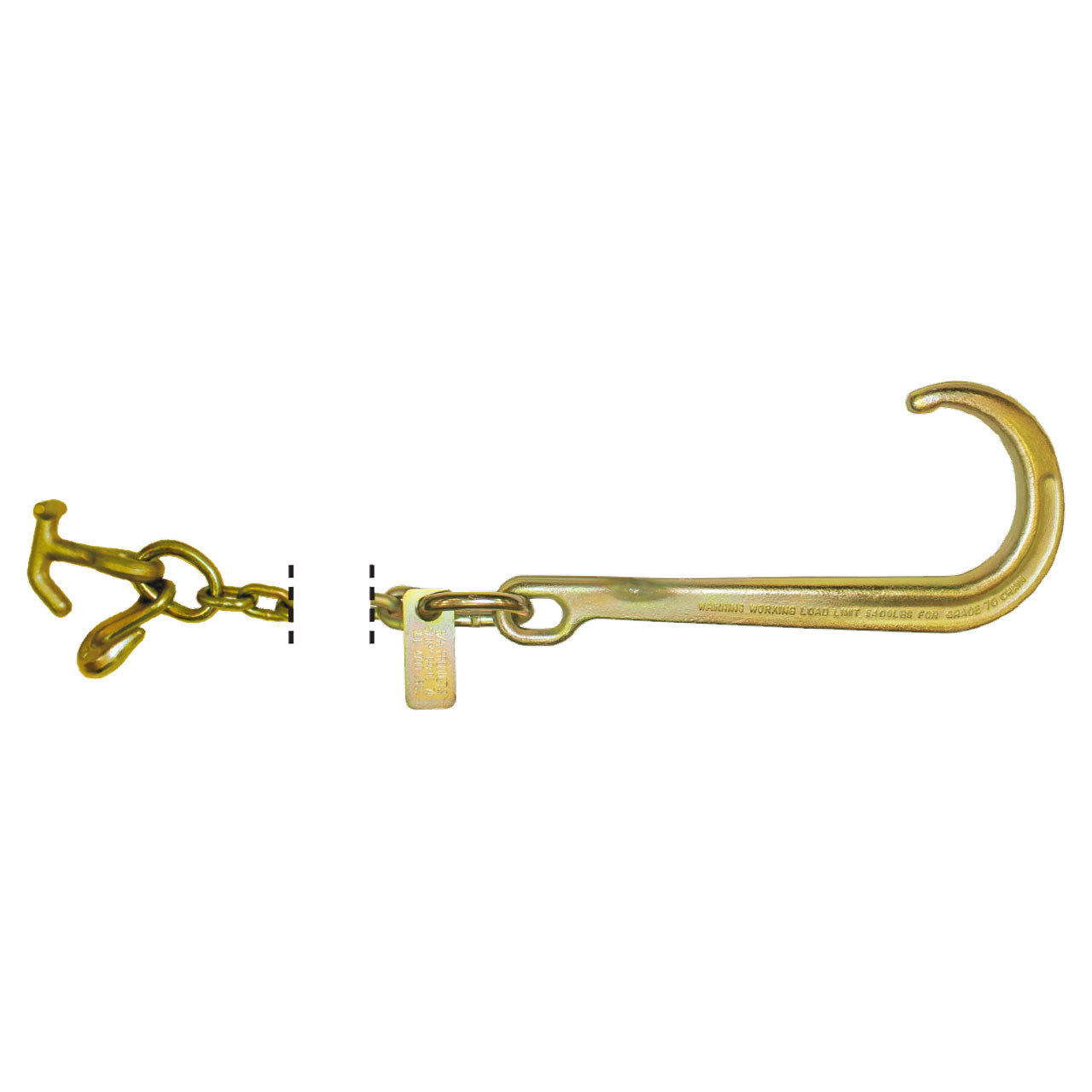Grab, Hammerhead T-J Combo, & 15” Classic Style J Hook Chain 10-Foot
