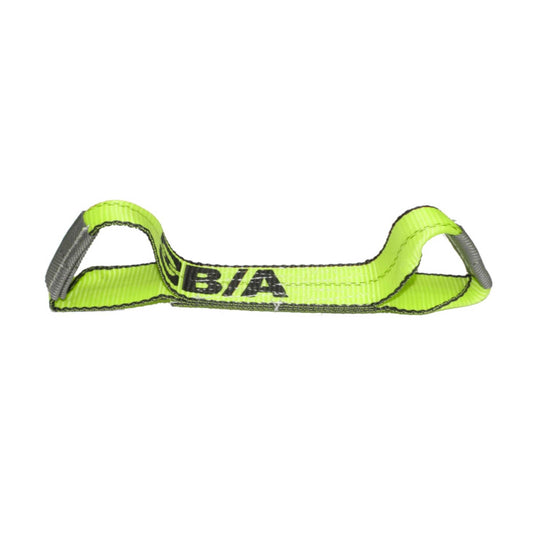 Heavy-Duty Hi-Viz 8-Point Tie-Down Sewn-Eye Short Strap