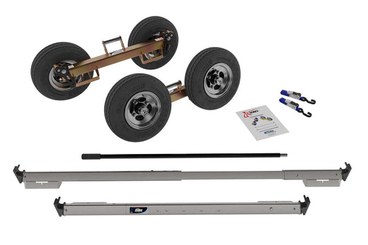 Heavy-Duty ITD X-Series Zinc-Plated SLX Dolly Set w/Speed Lube Spindle